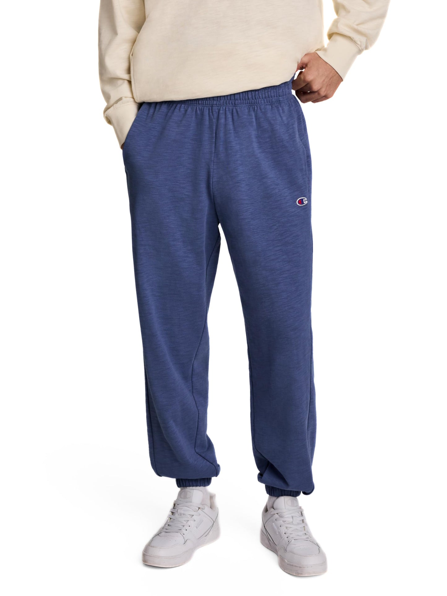 Champion Men's Modern Retro 100% Washed Cotton Pants, Loose Fit