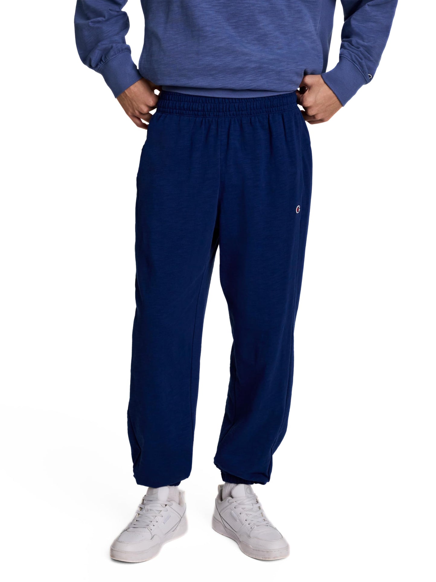 Champion Men's Modern Retro 100% Washed Cotton Pants, Loose Fit