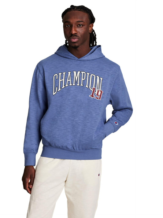 Champion Men's Modern Retro 100% Washed Cotton Pullover Hoodie, Standard Fit