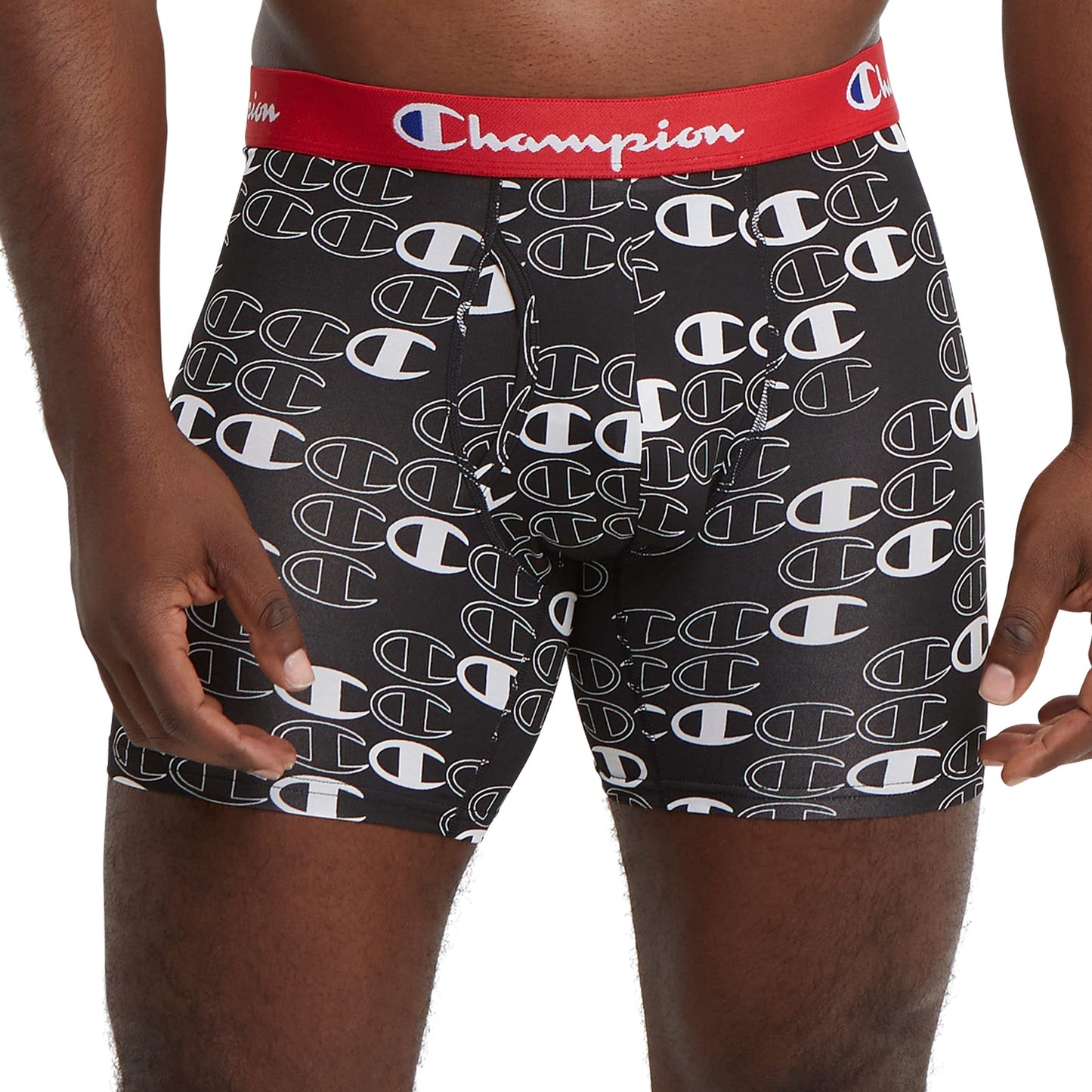 Champion Men's Everyday Active Lightweight Stretch Variety Boxer Briefs - 3 Pack
