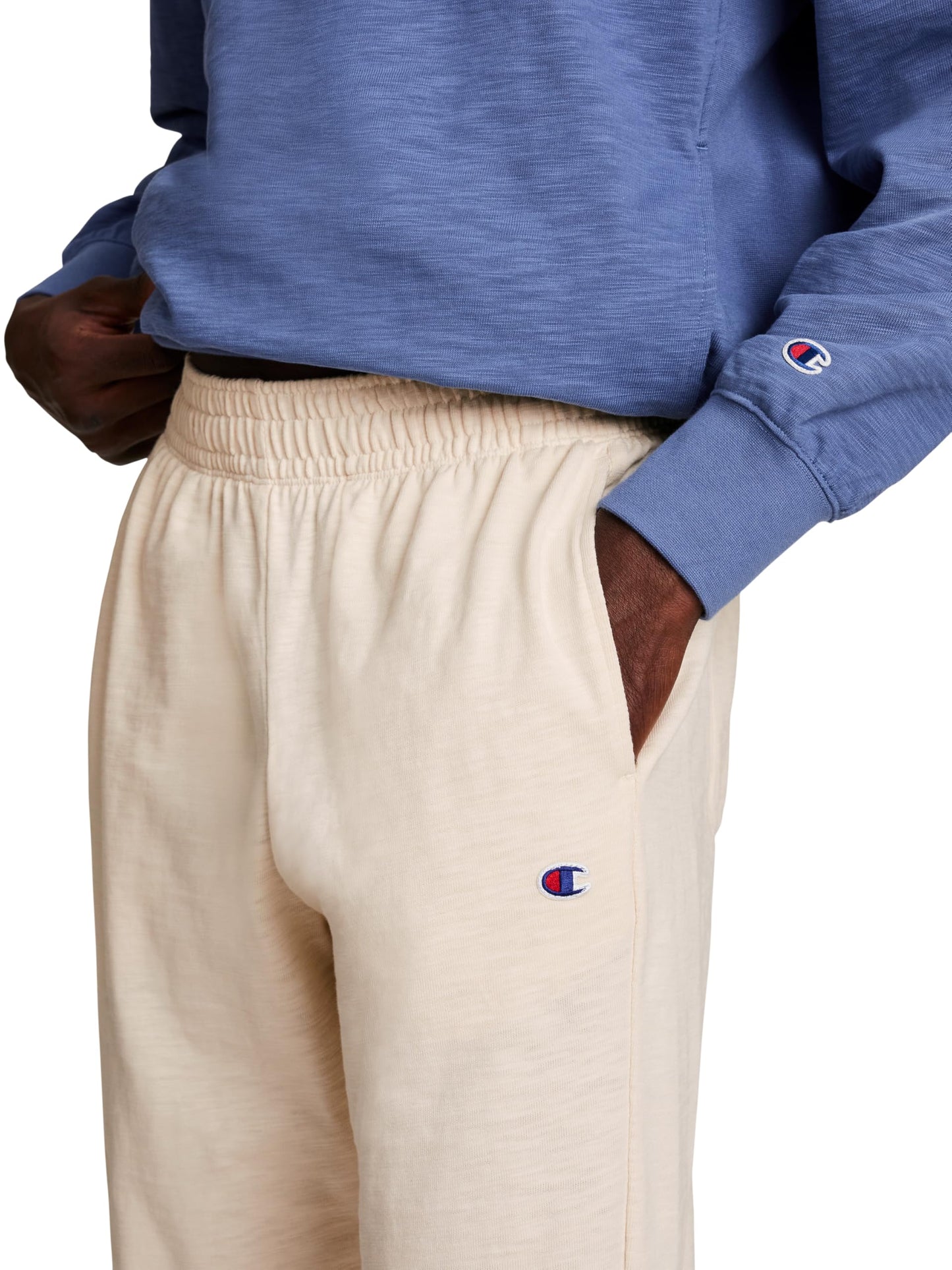 Champion Men's Modern Retro 100% Washed Cotton Pants, Loose Fit